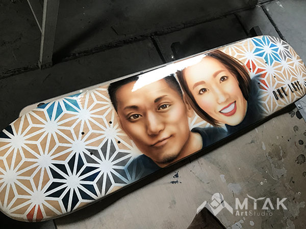 スケボー　ウェルカムボード